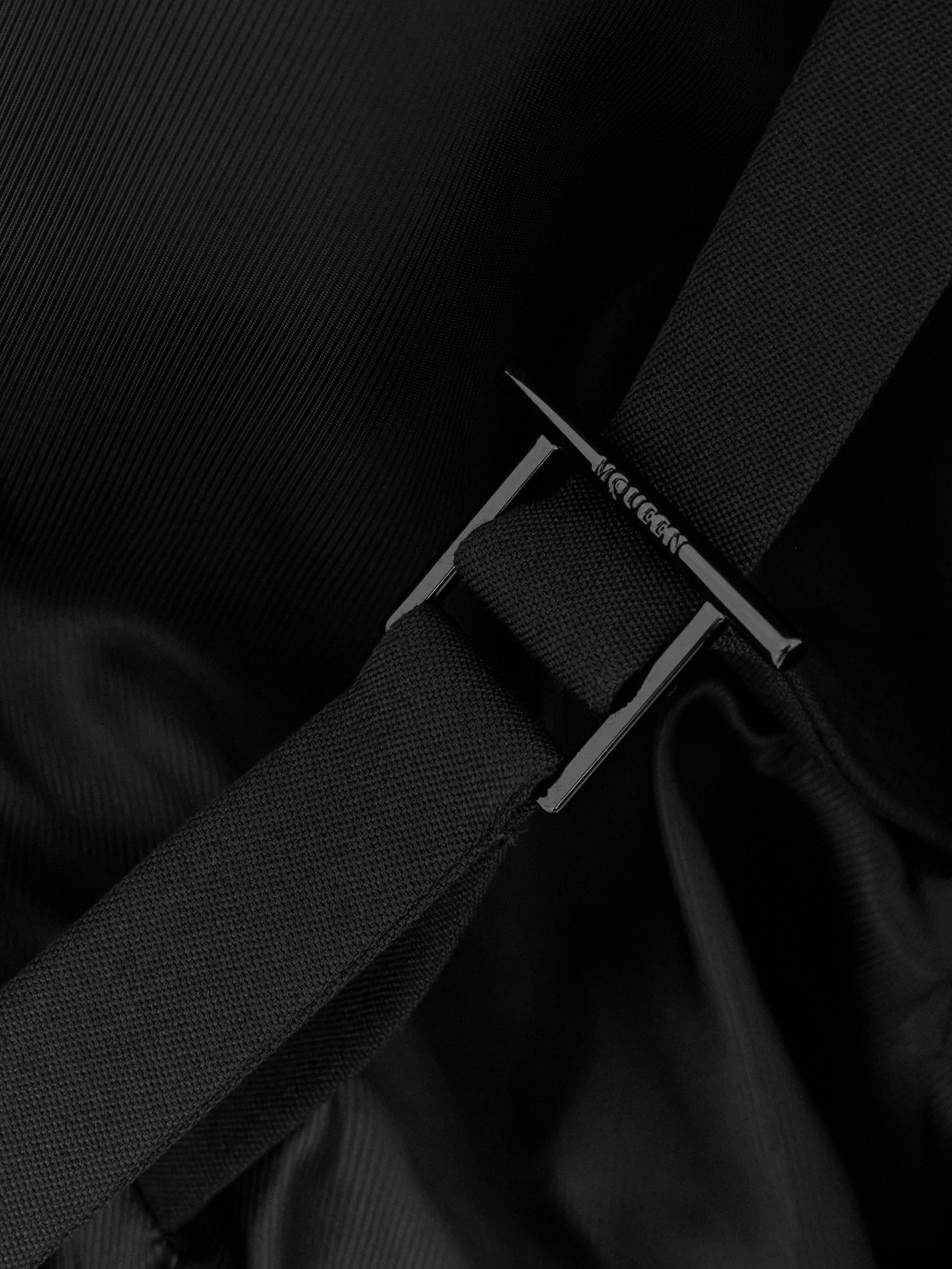Alexander Mcqueen Wool-twill Vest In Black