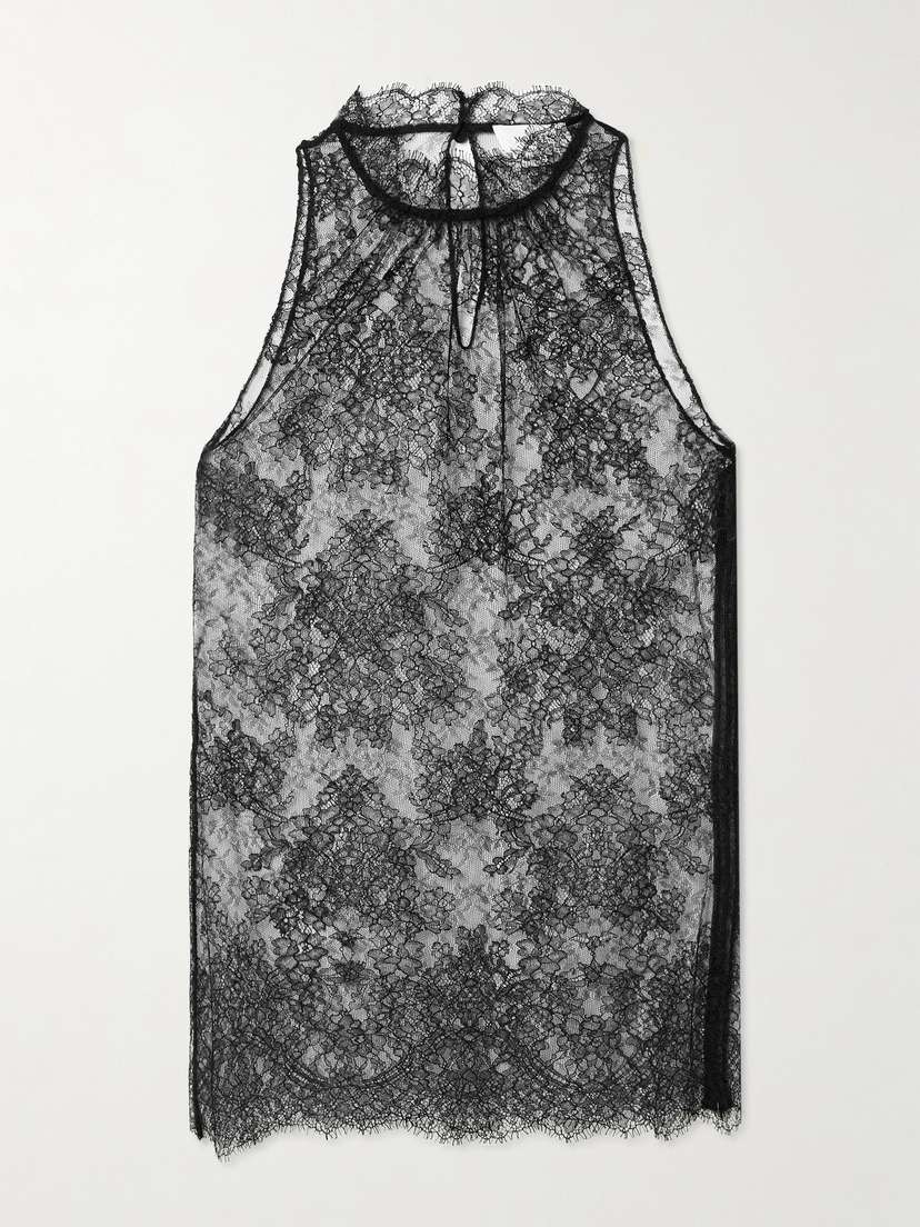 McQueen Scalloped Lace Top