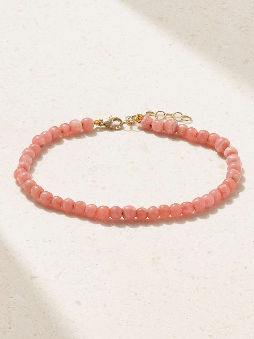 JIA JIA Gold Rhodochrosite Bracelet