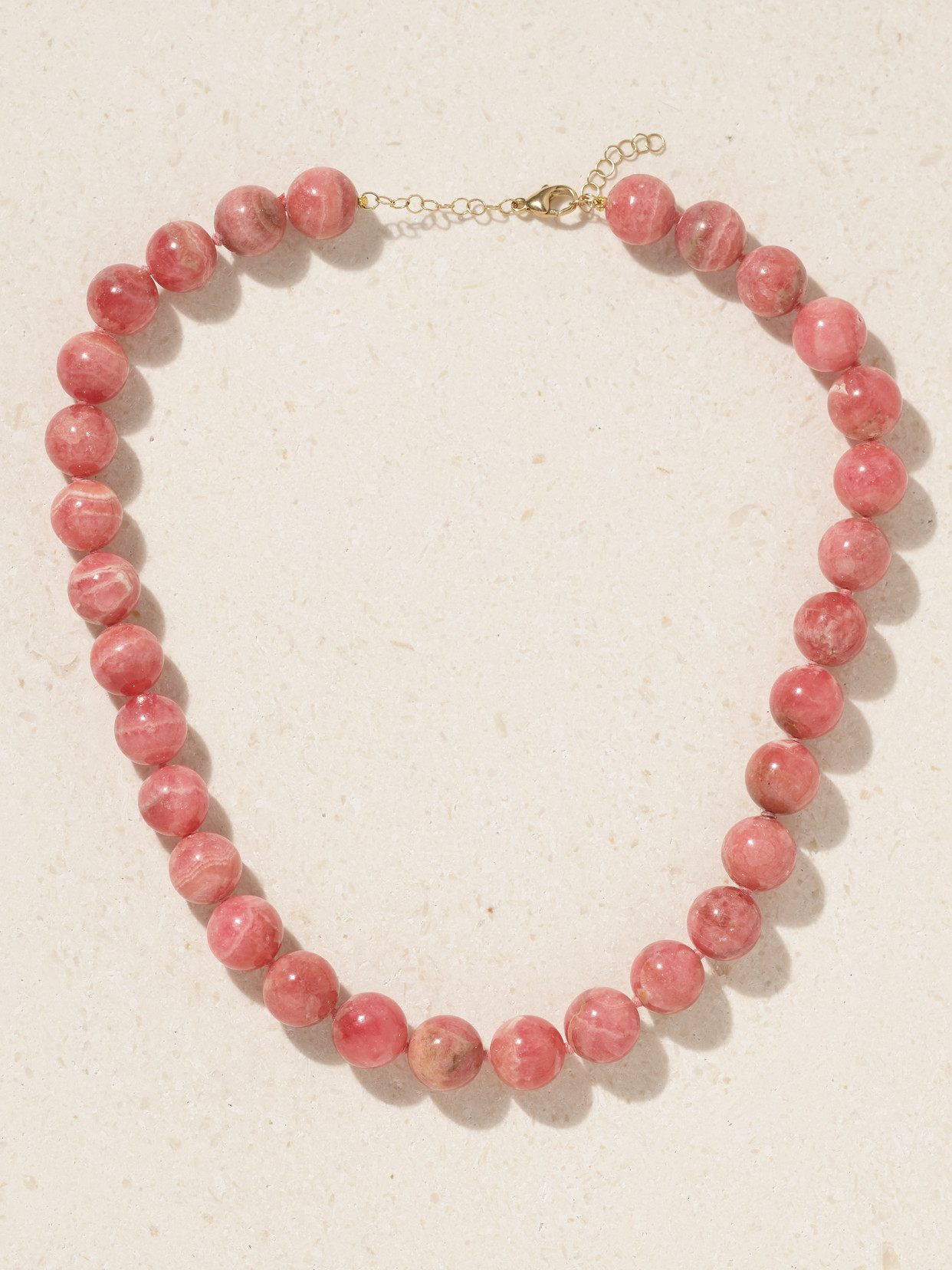 Jia Jia Gold Rhodochrosite Necklace In Brown