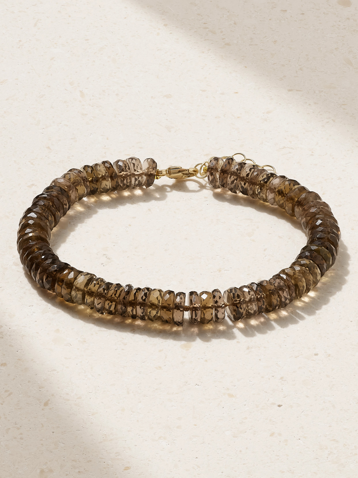Jia Jia Gold Quartz Bracelet In Brown