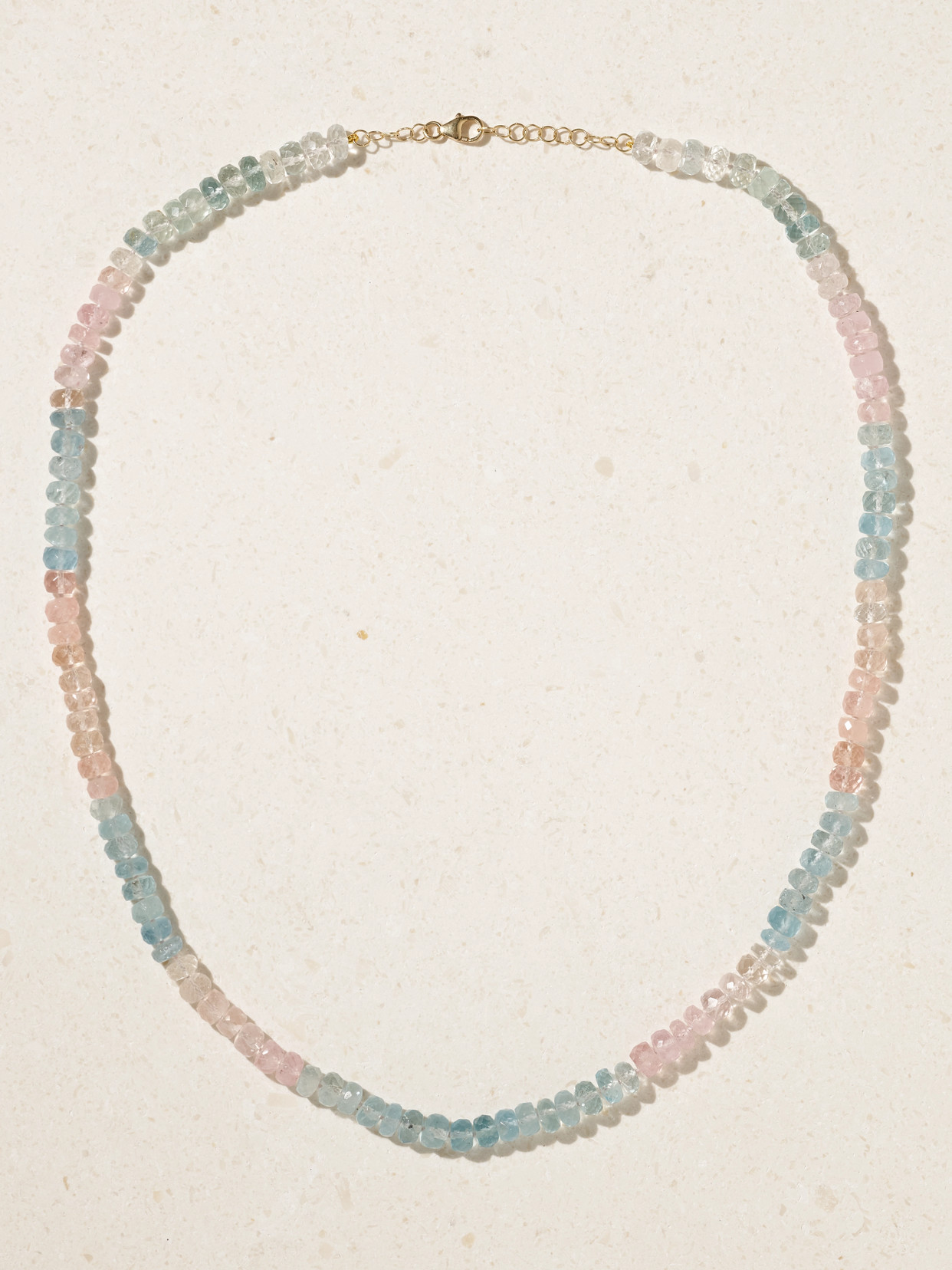 Jia Jia Gold Morganite Necklace In Pink