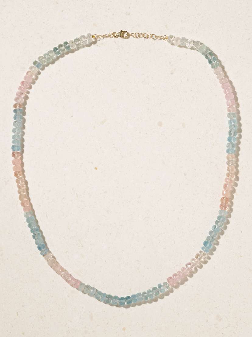 JIA JIA Gold Morganite Necklace
