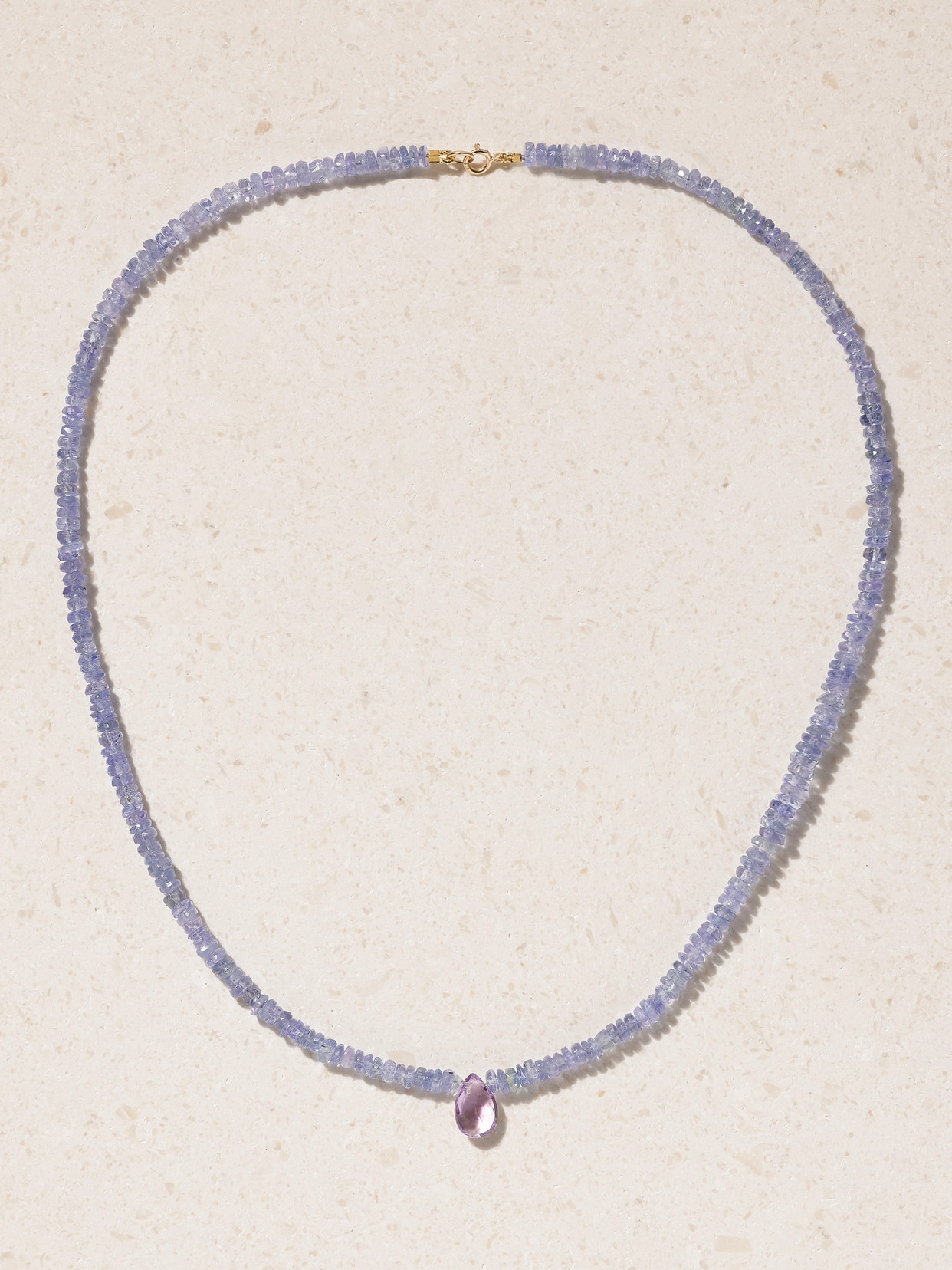 Jia Jia Gold, Tanzanite And Amethyst Necklace In Purple