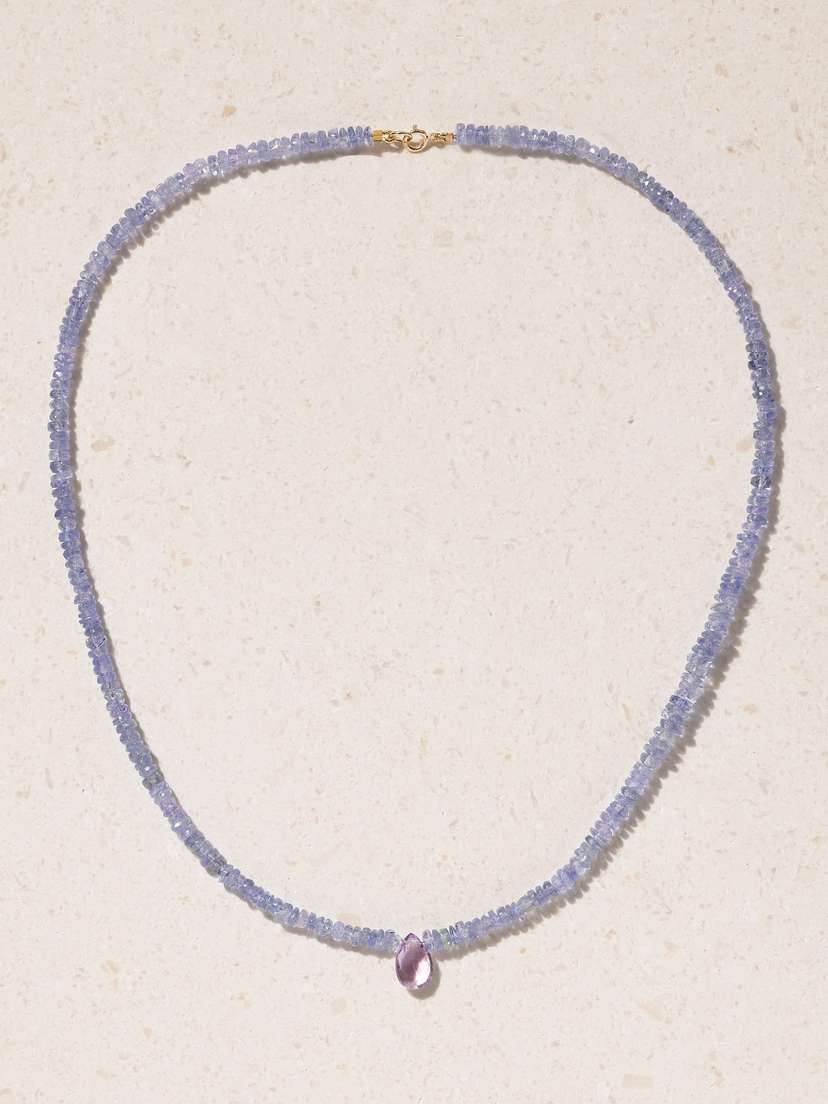 JIA JIA Gold, Tanzanite And Amethyst Necklace