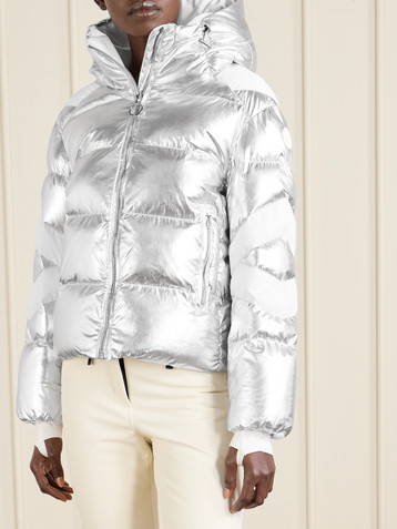 FUSALP Charloy hooded quilted padded metallic shell jacket