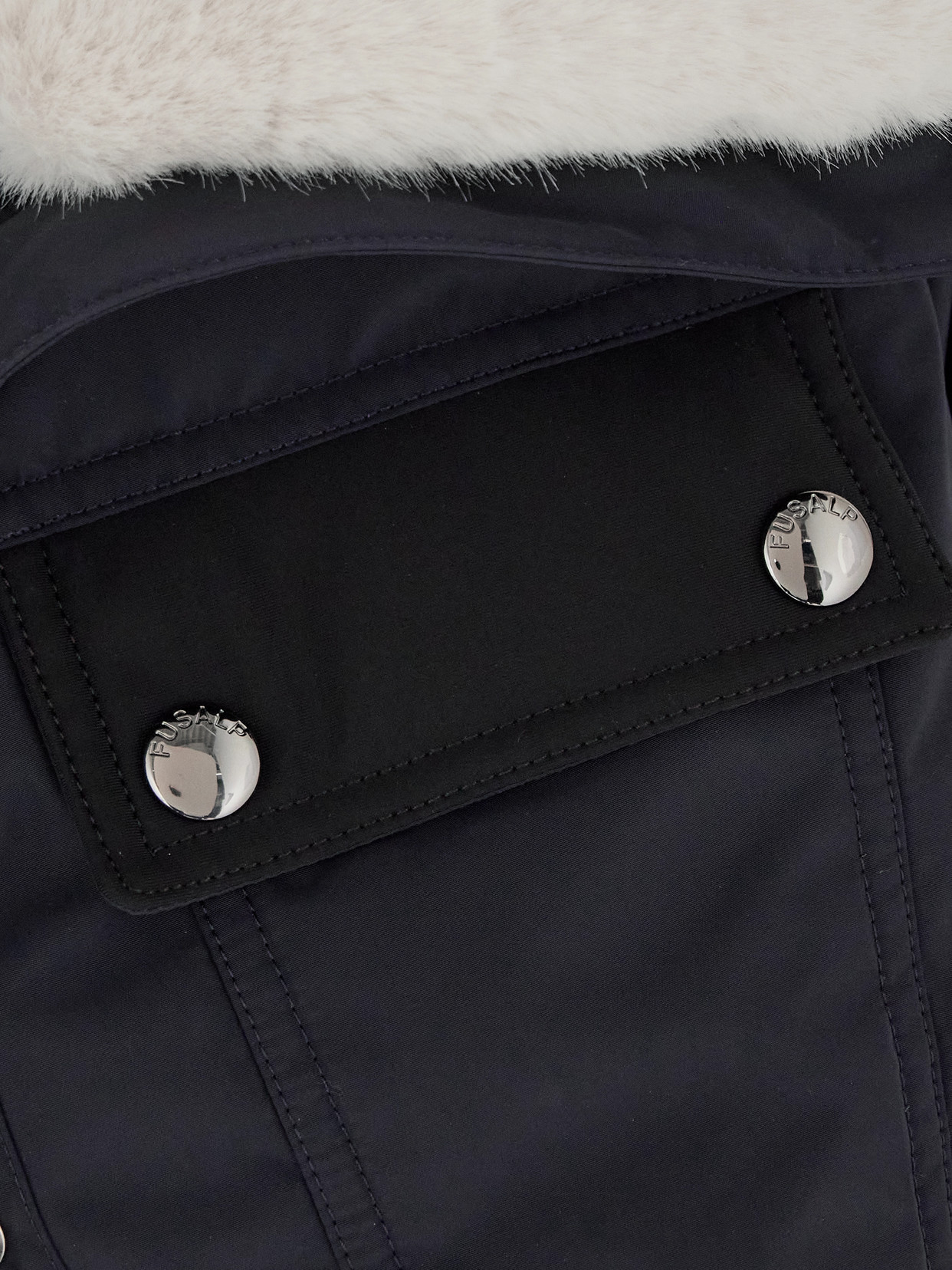 Lakki Plush-Trimmed Quilted Padded Canvas Jacket