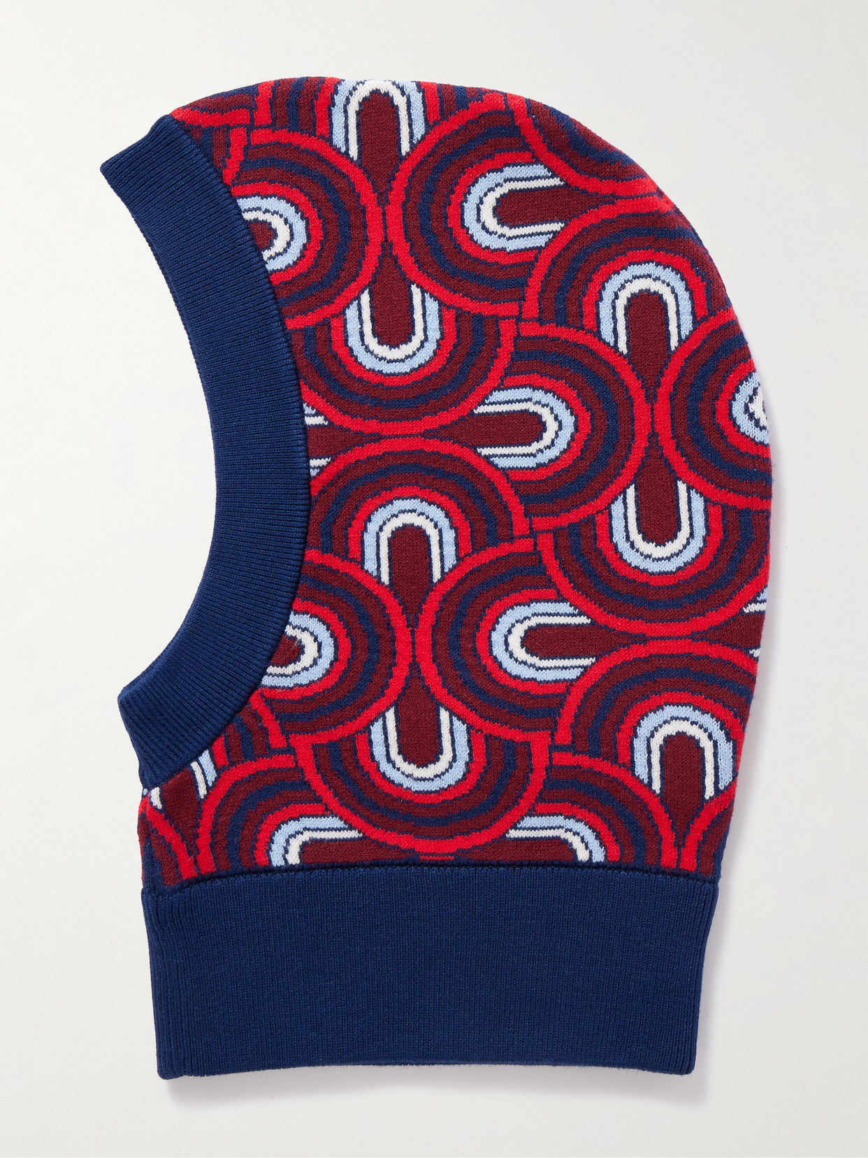Fusalp Pilule Jacquard-knit Balaclava In Blue