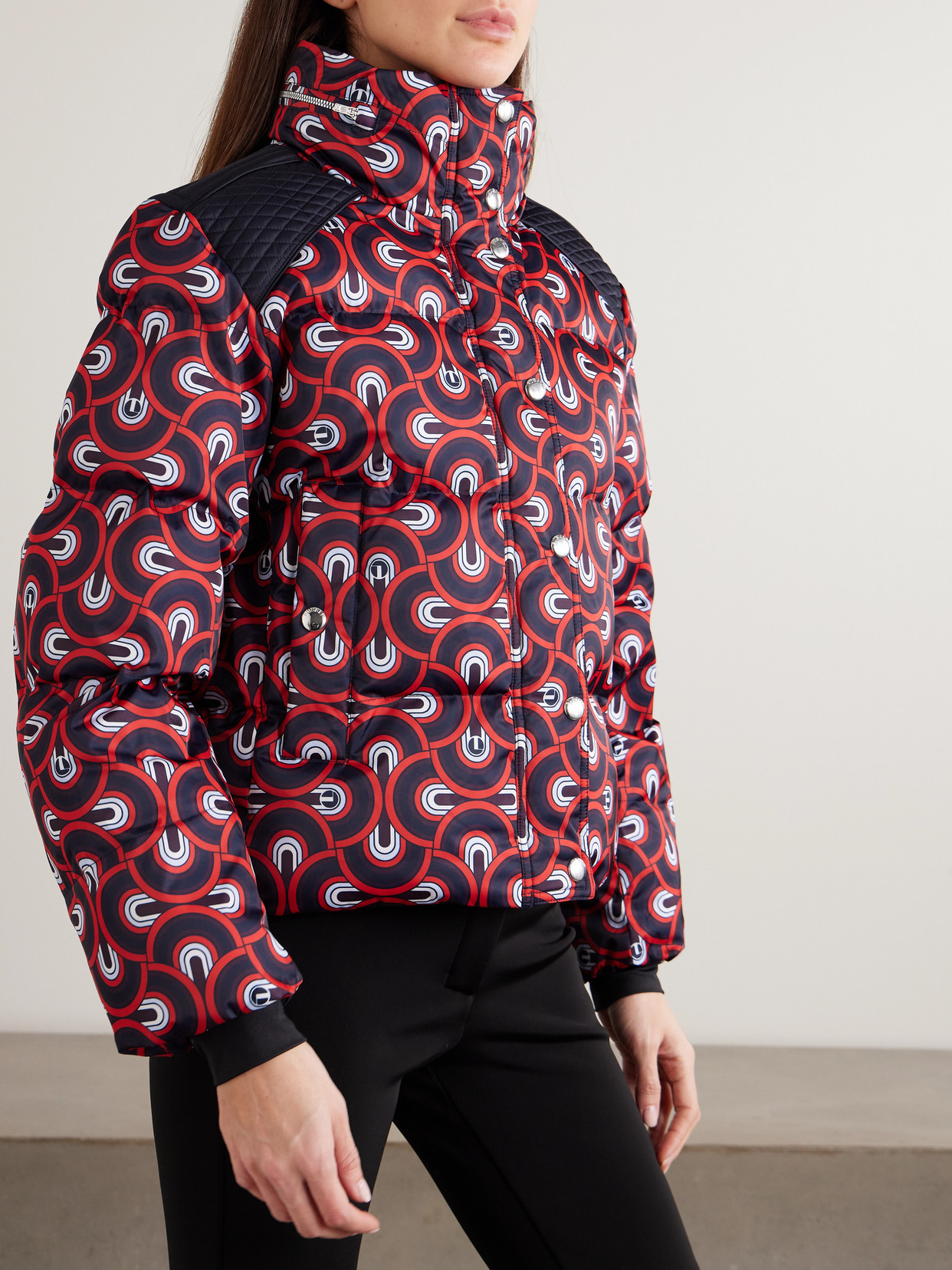 Tatum Pilule Printed Quilted Ski Jacket