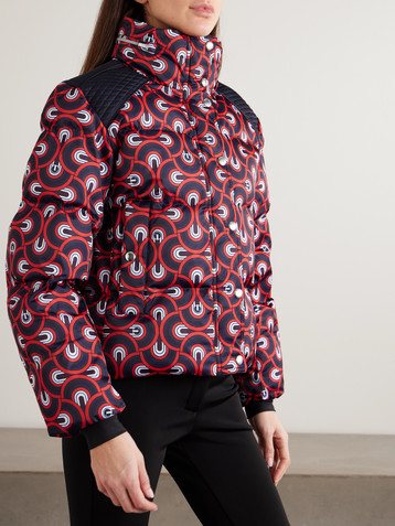 FUSALP Tatum Pilule printed quilted ski jacket