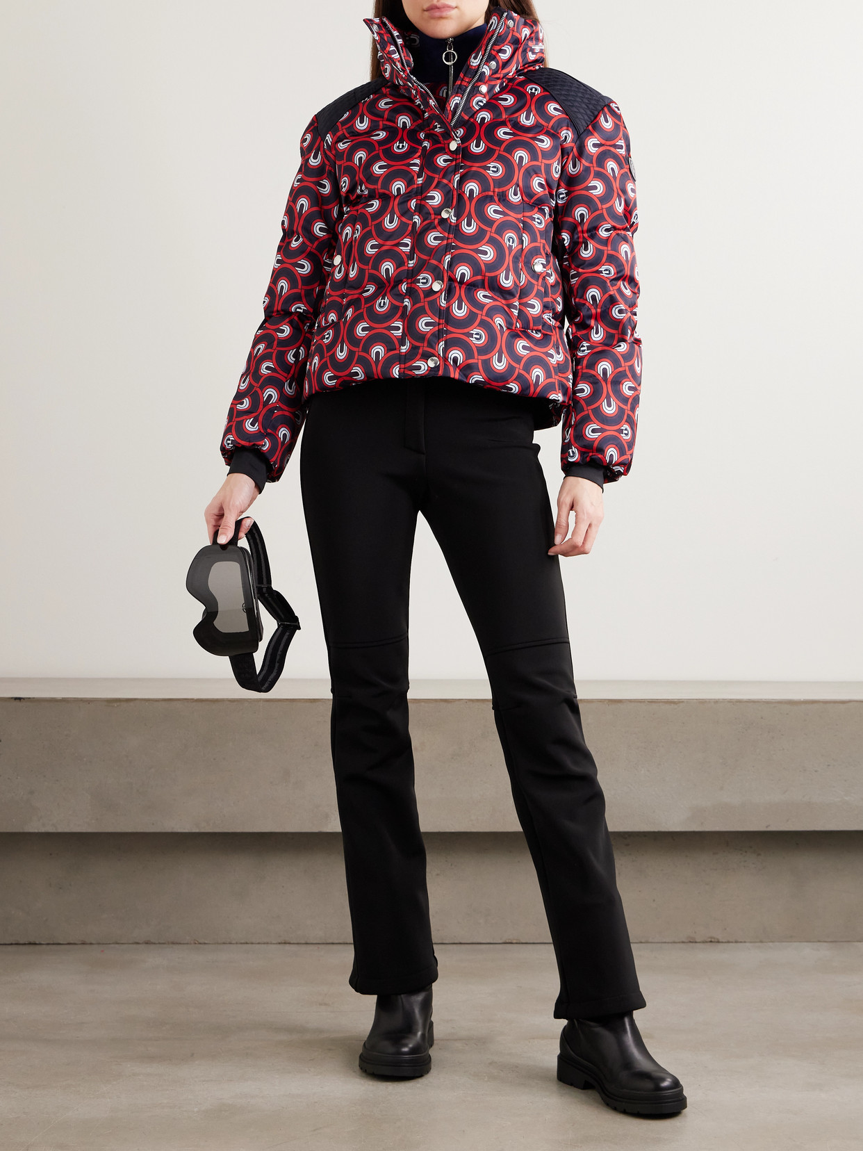Tatum Pilule Printed Quilted Ski Jacket
