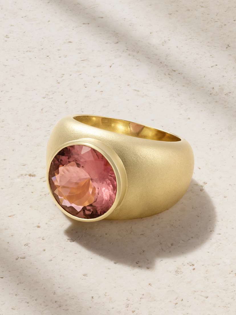 Irene Neuwirth Gemmy Puffed 18-karat Gold Tourmaline Ring