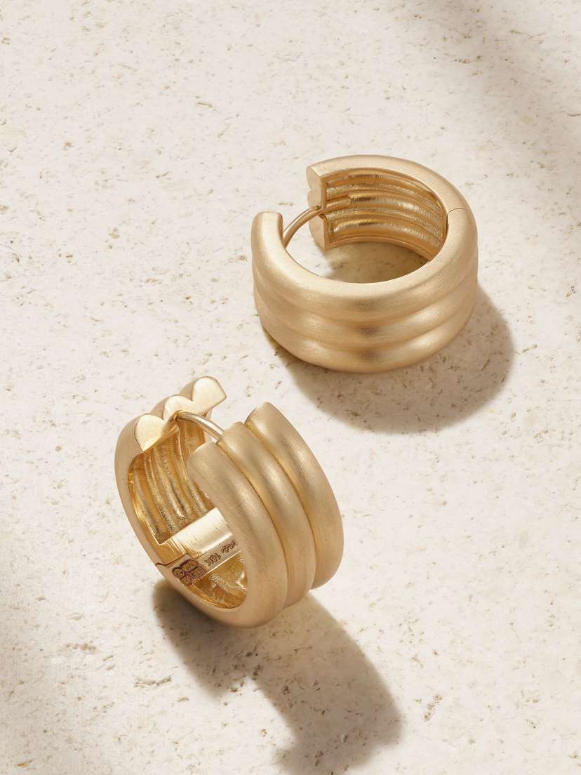 Irene Neuwirth 18-karat Gold Hoop Earrings