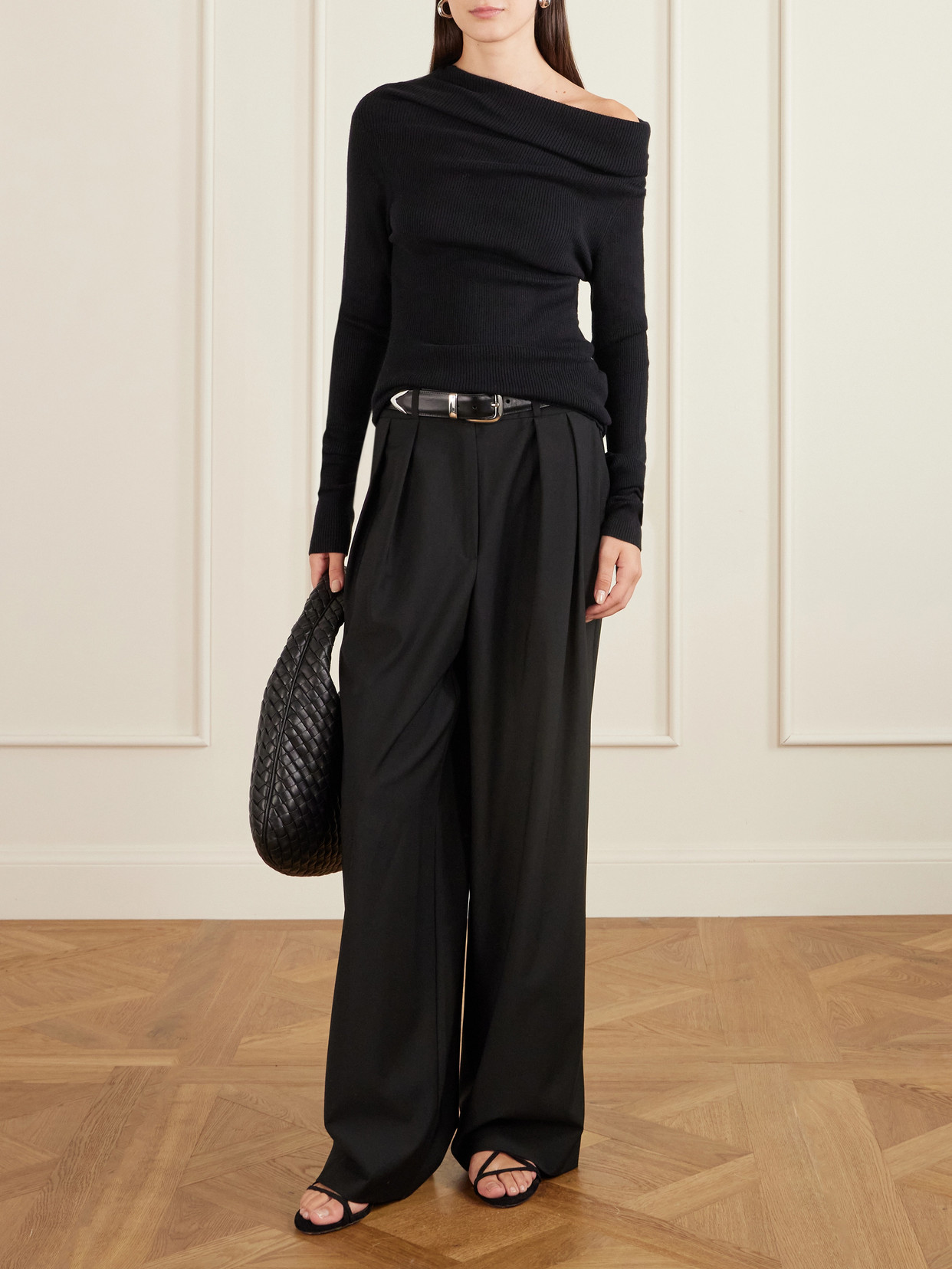 Agie Ribbed Cotton And Cashmere-Blend Sweater