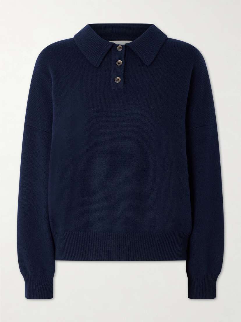 Lisa Yang Etta Cashmere Polo Sweater