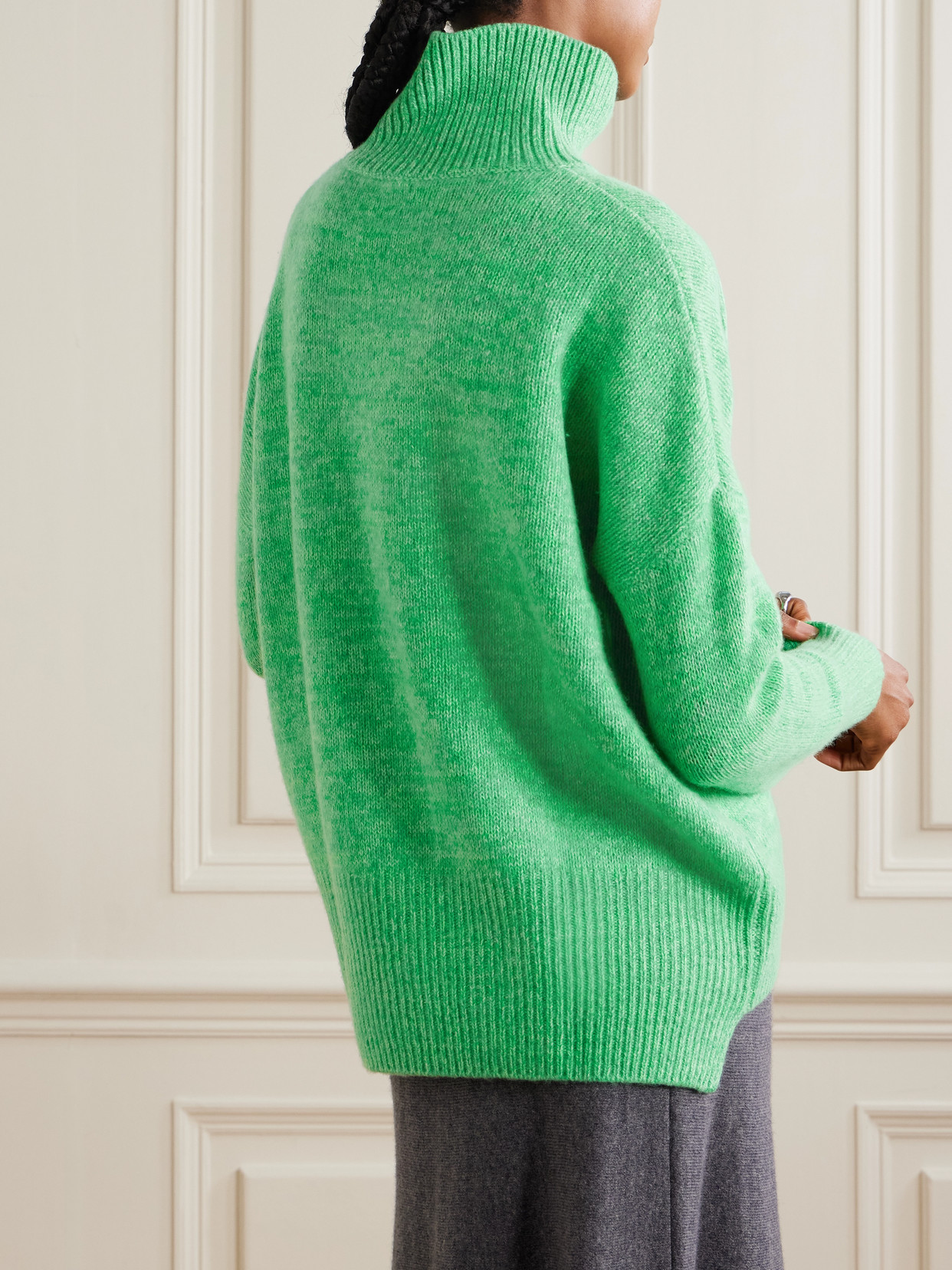 Heidi Cashmere Turtleneck Sweater