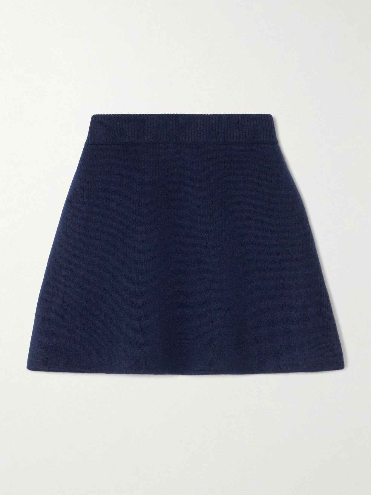 Lisa Yang Clare Cashmere Mini Skirt In Blue