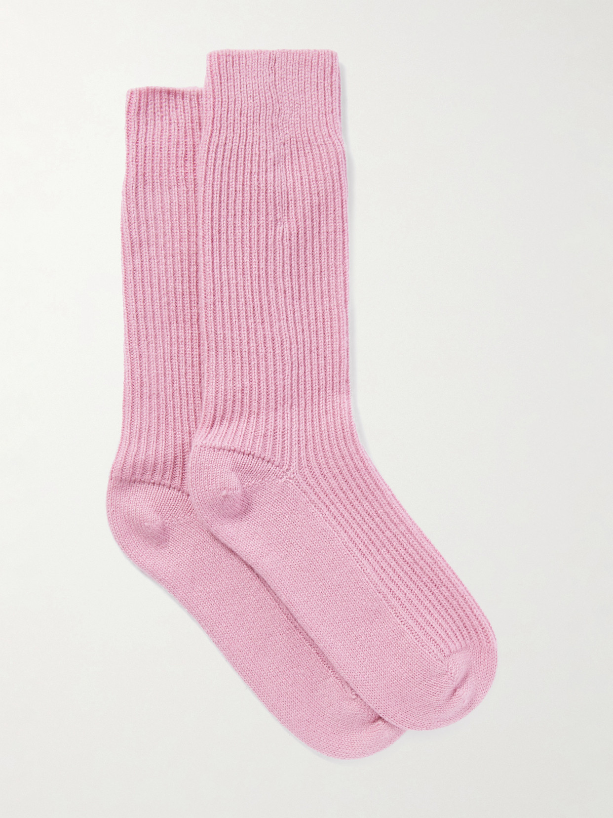 Lisa Yang Zera Ribbed Cashmere Socks In Pink
