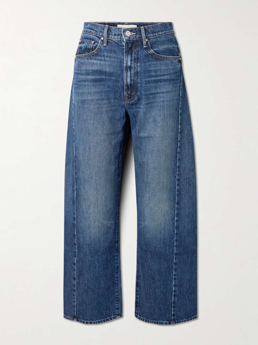 Mother The Half Pipe Ankle High-rise Barrel-leg Jeans