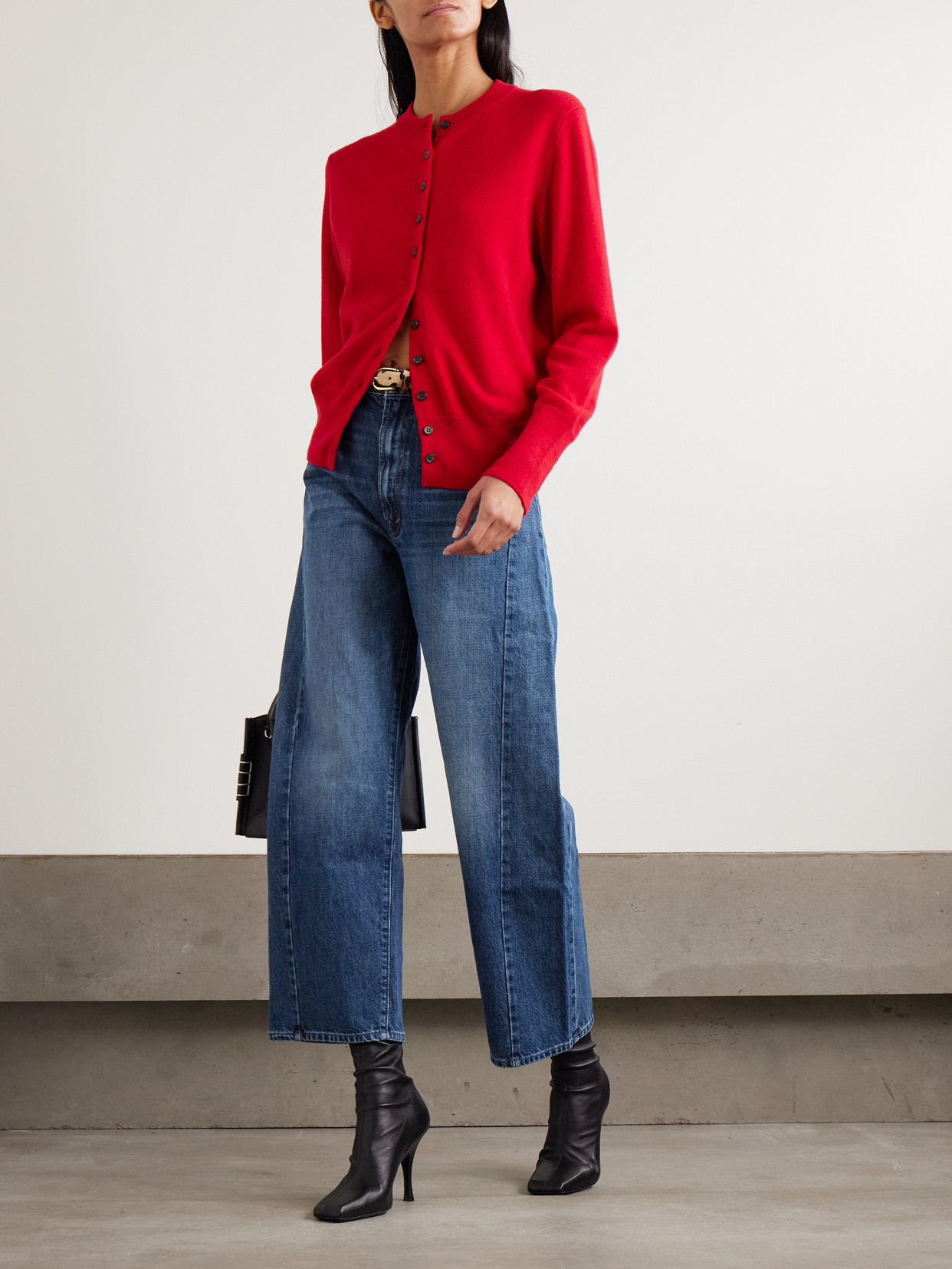 The Half Pipe Ankle High-Rise Barrel-Leg Jeans