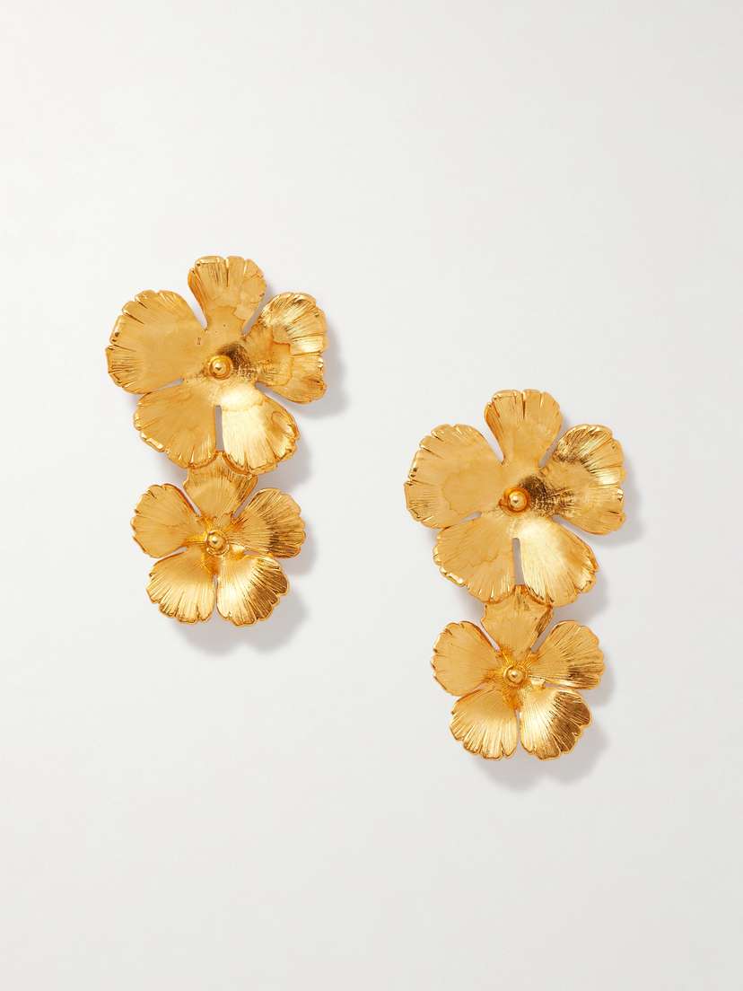 Jennifer Behr Collette Gold-plated Earrings