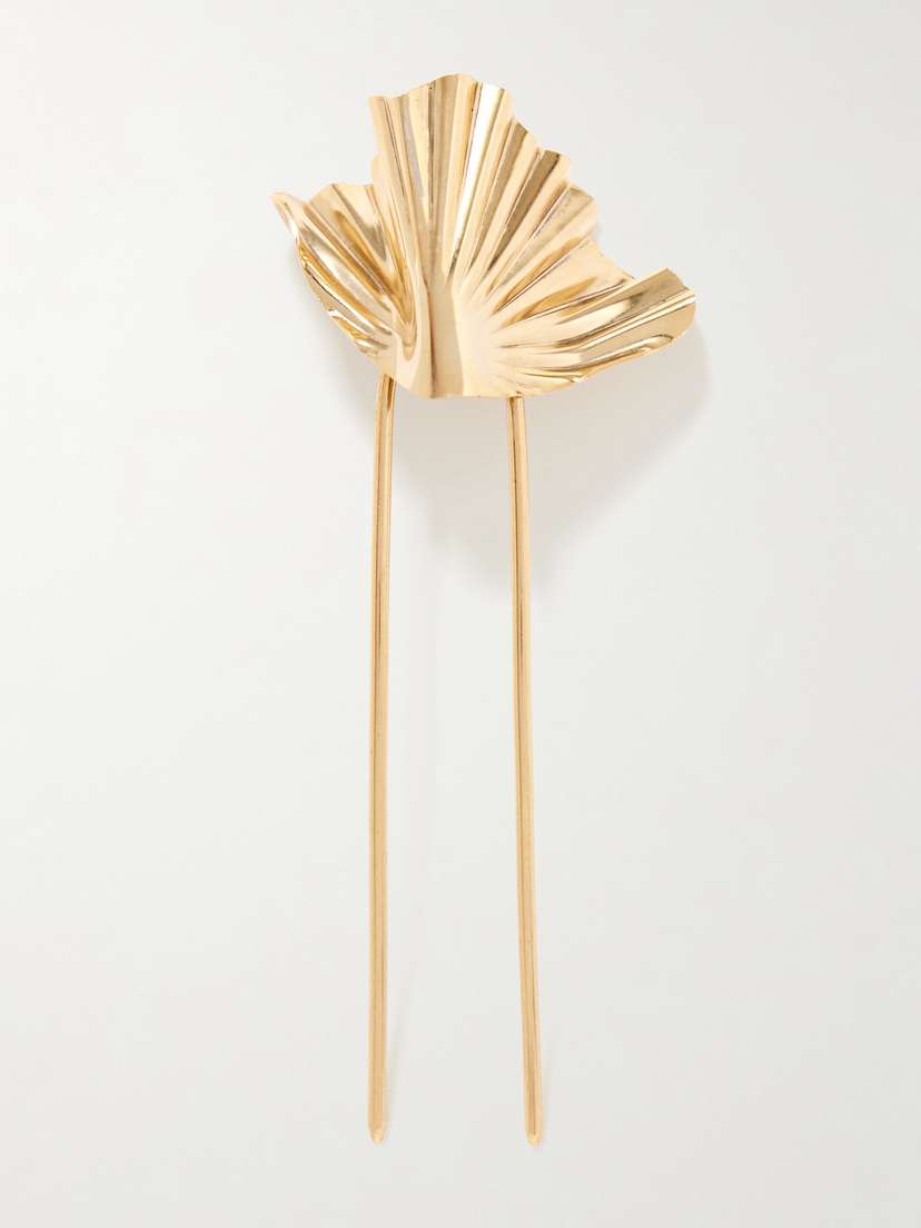 Jennifer Behr Danu Gold-plated Hair Slide