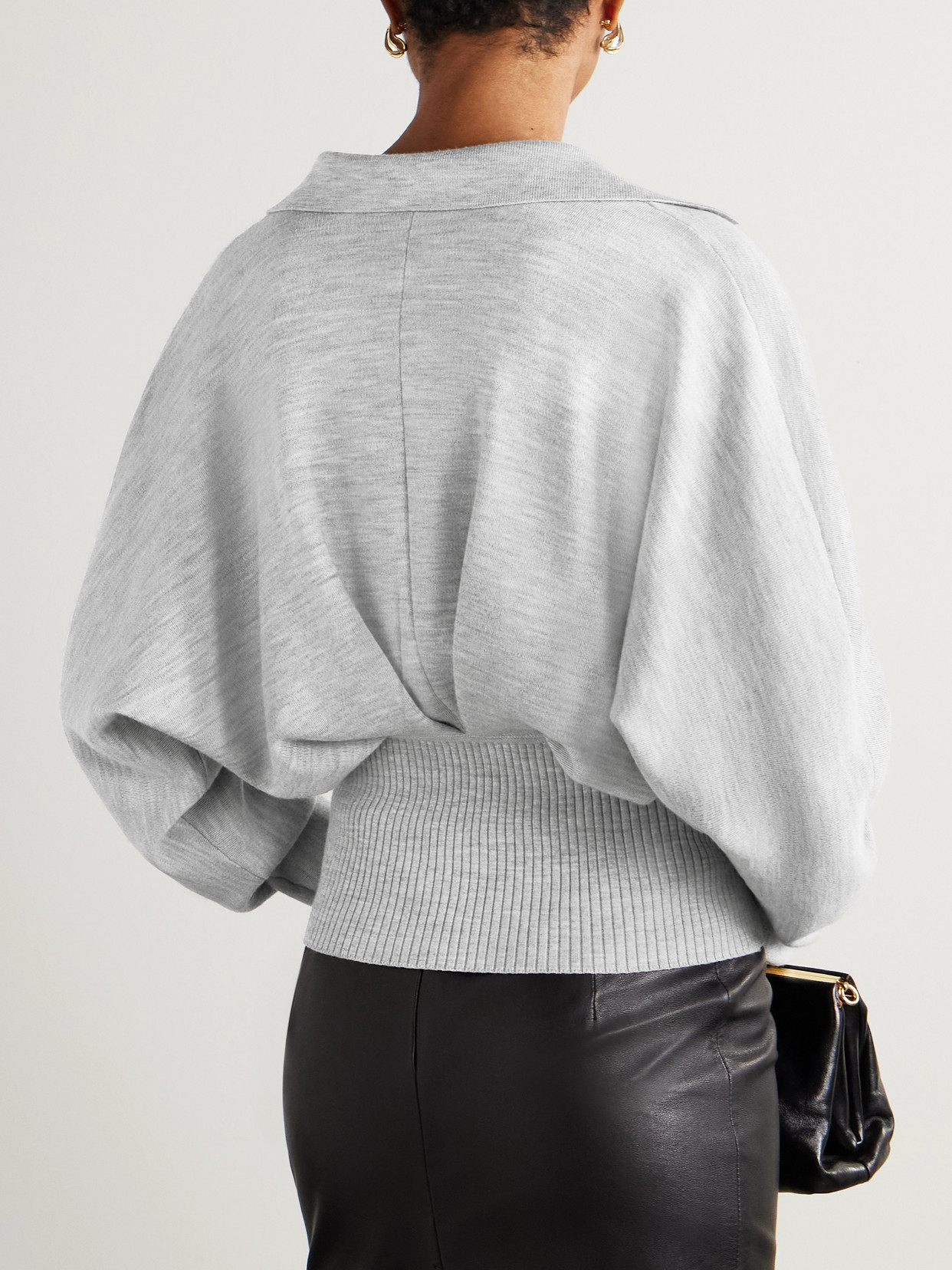 Convertible Wool-Blend Sweater
