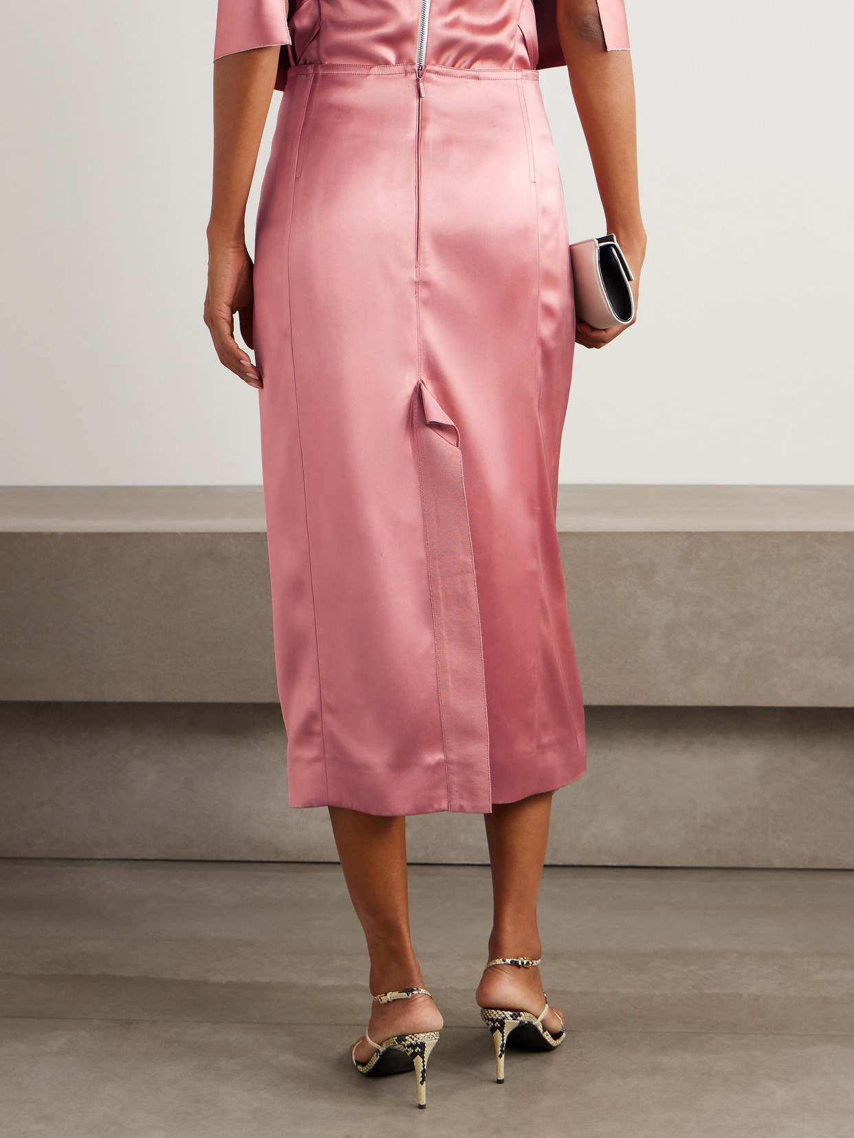 Pleated Midi