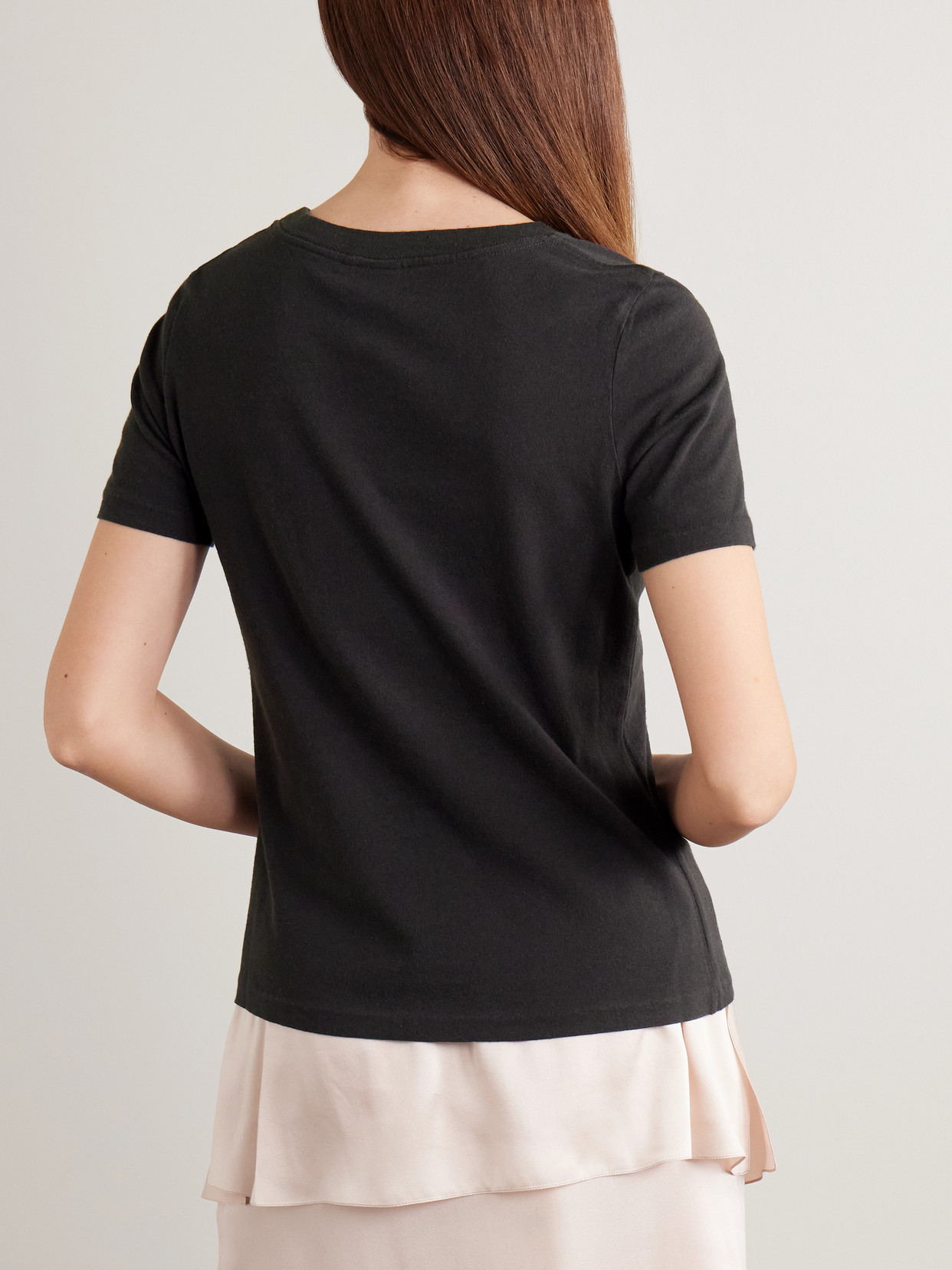 Chloé Generous Logo T-shirt In Cotton Jersey In Black