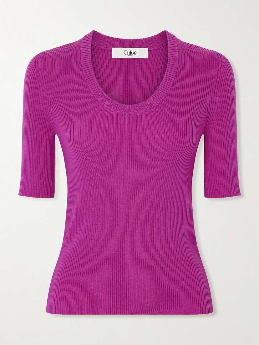 Chloé Ribbed Wool Top