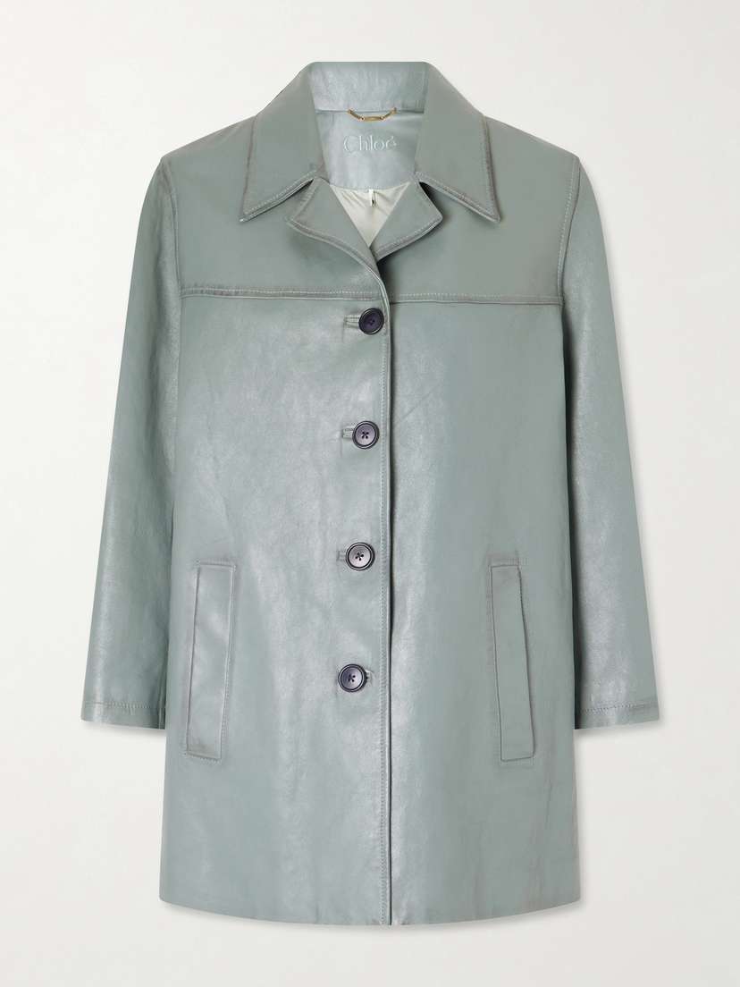 Chloé Paneled Leather Jacket