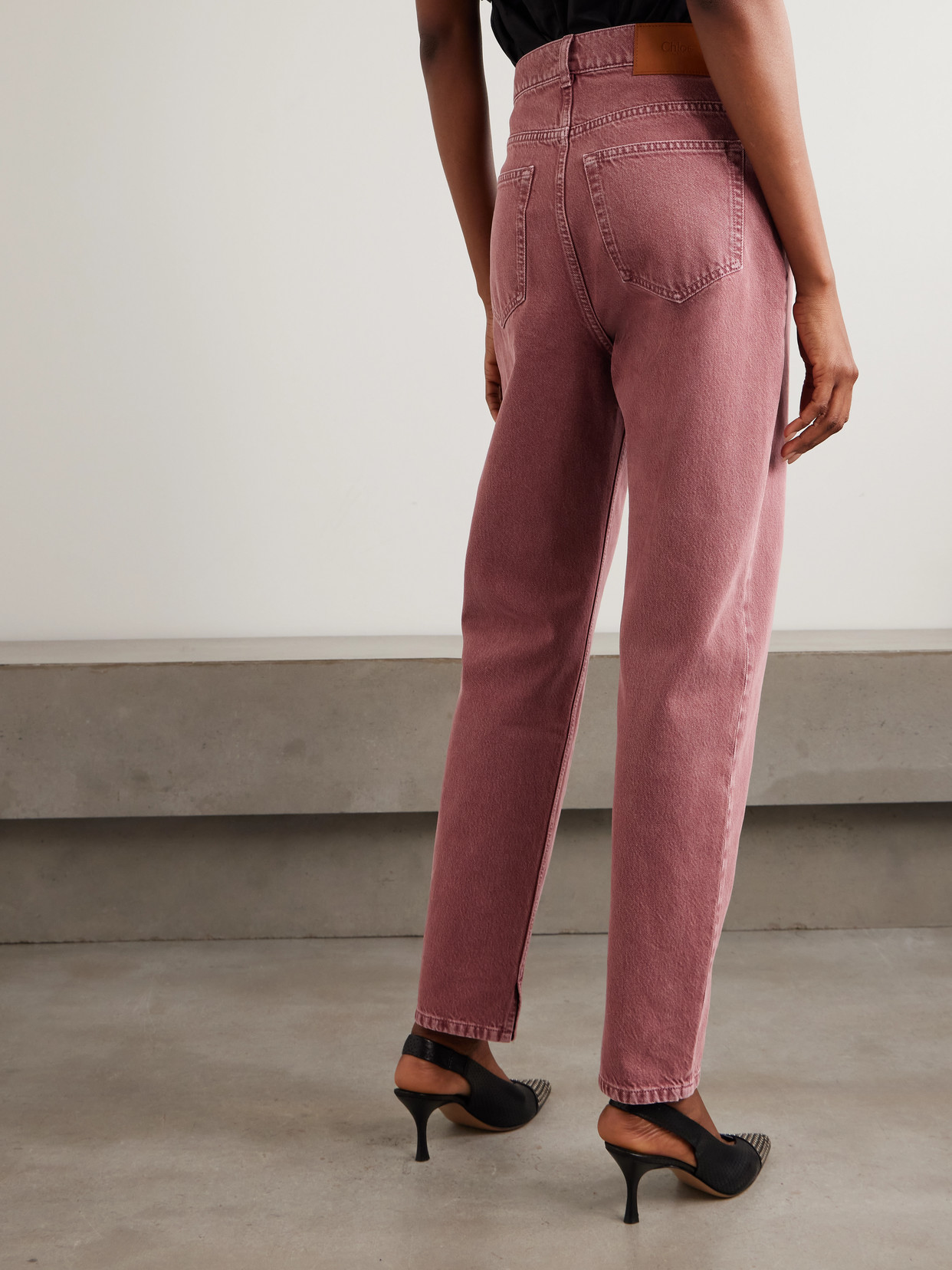 Chloé - Organic Mid-Rise Tapered Jeans