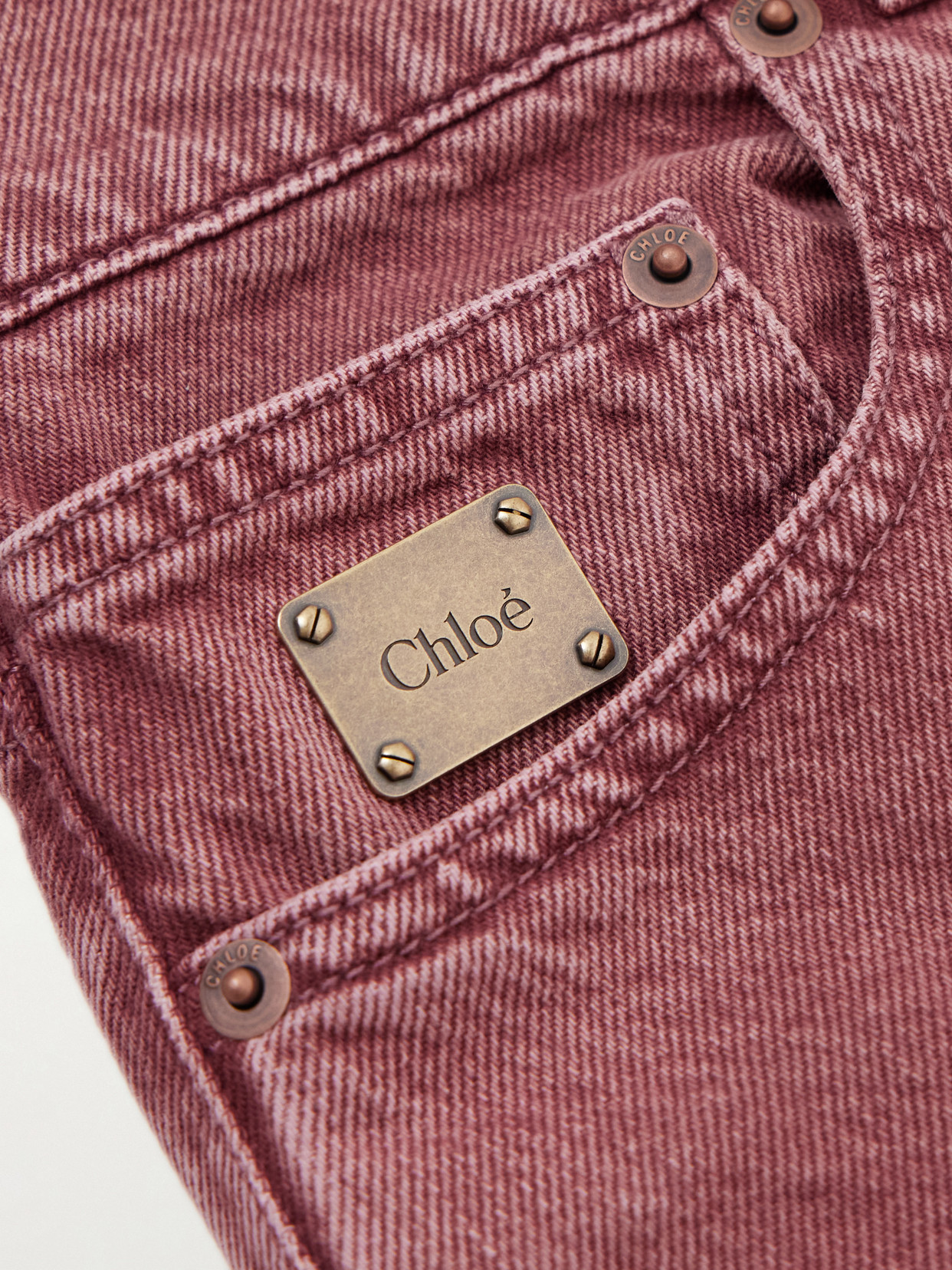 Chloé - Organic Mid-Rise Tapered Jeans