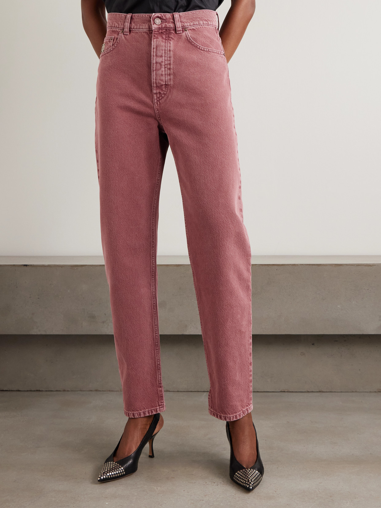 Chloé - Organic Mid-Rise Tapered Jeans