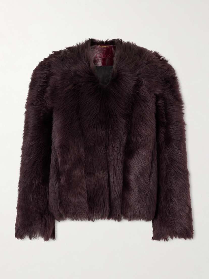 Chloé Cropped Shearling Jacket