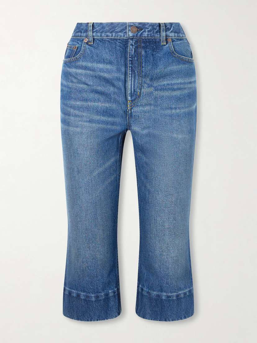 Chloé Capri Mid-rise Slim-leg Organic Jeans