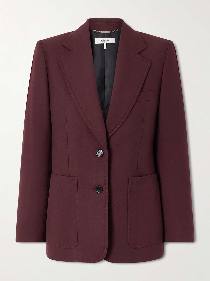 Chloé Wool-gabardine Blazer