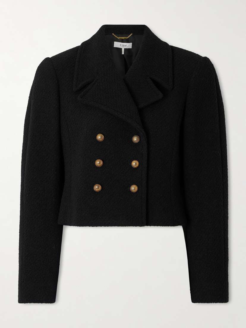 Chloé Double-breasted Wool-blend Jacket