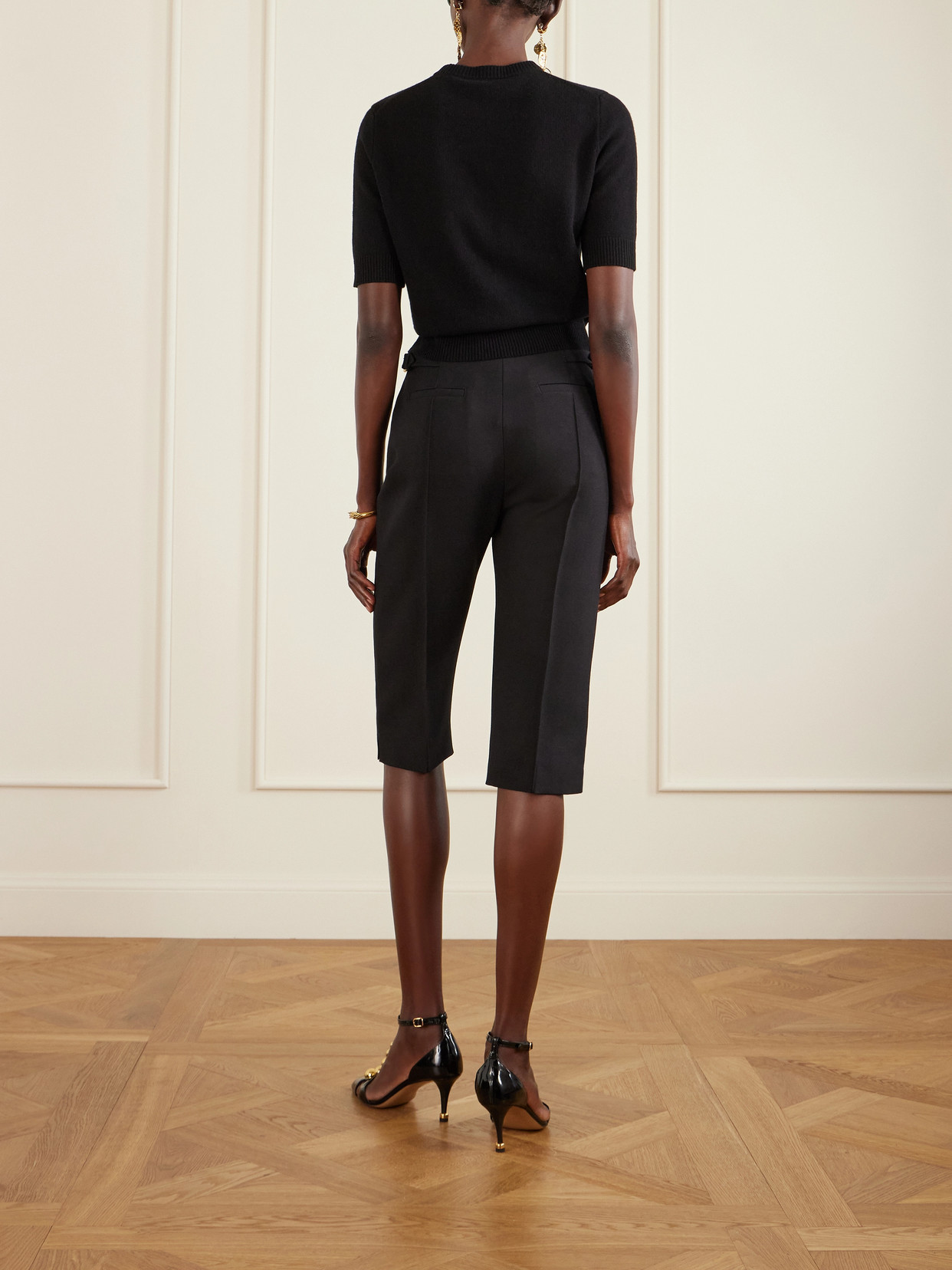 Chloé - Embellished Ribbed Wool And Cashmere-Blend Sweater