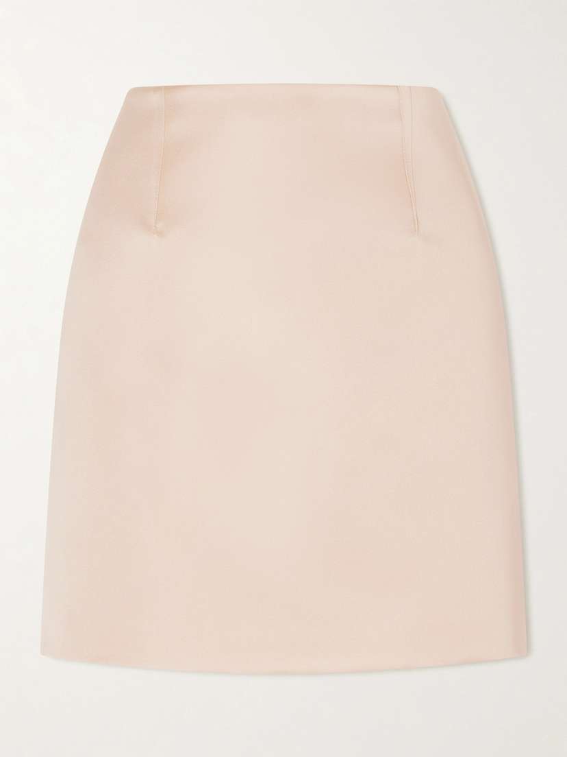 Chloé Duchesse-satin Mini Skirt