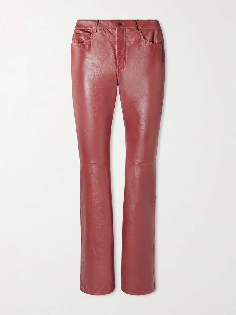 Chloé Leather Flared Pants