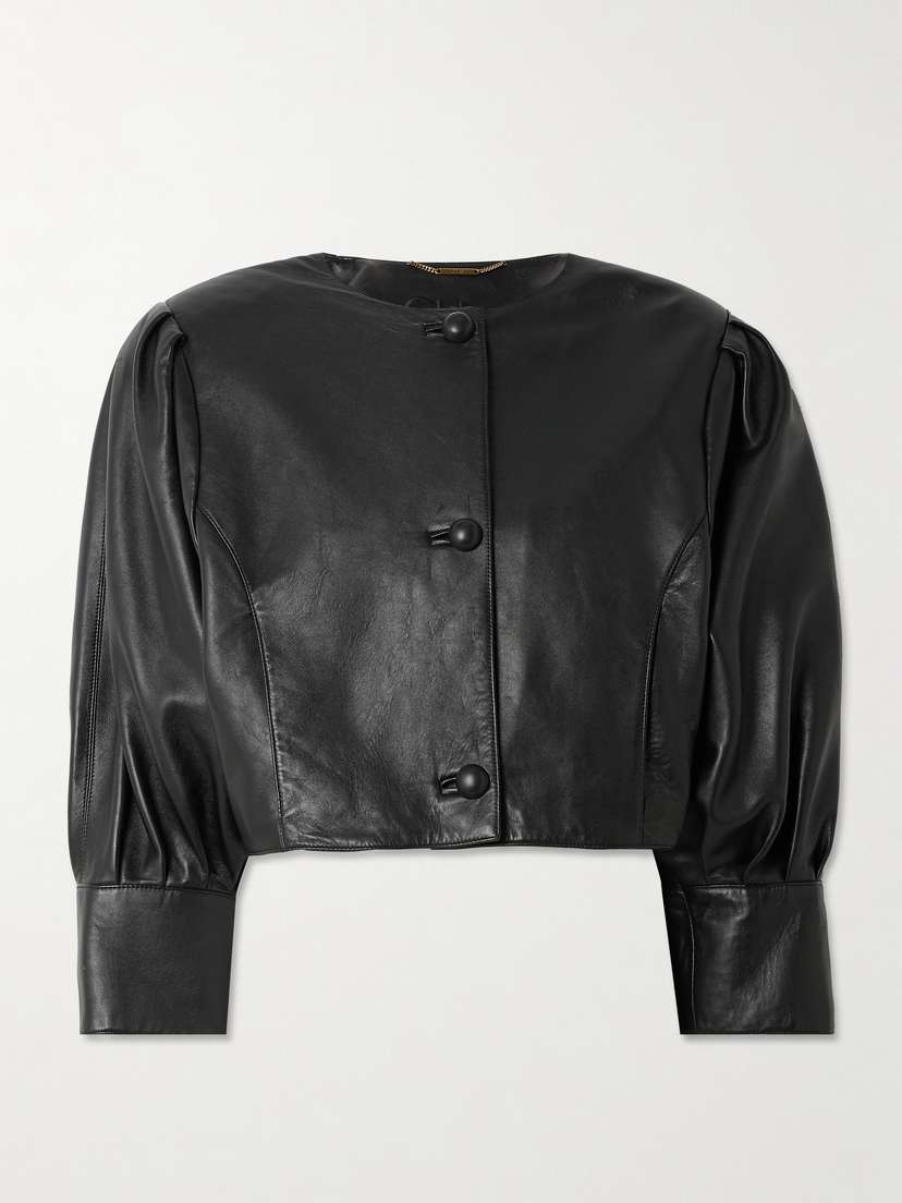Chloé Cropped Leather Jacket