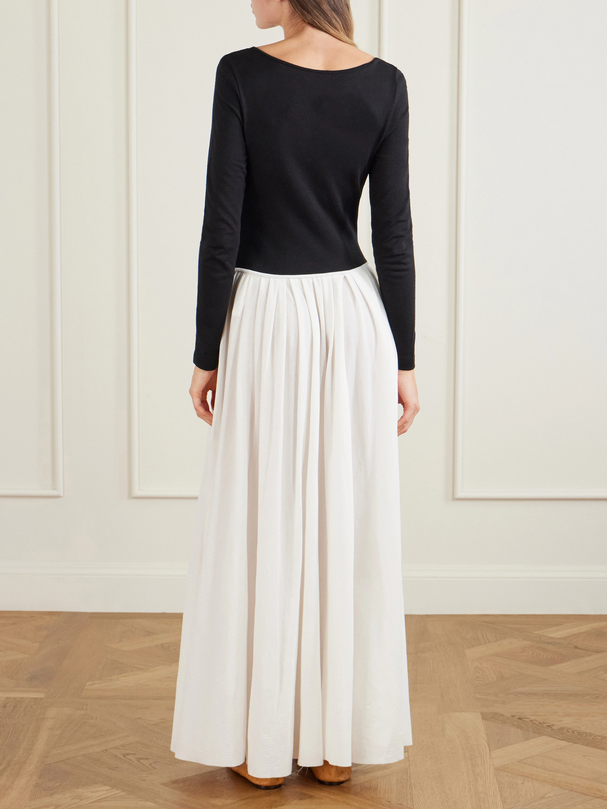 Khaite Carlotta Gathered Maxi Dress In Black