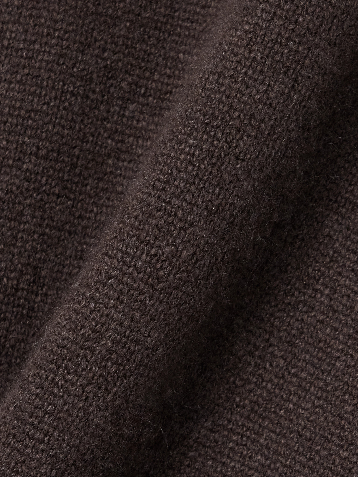 Khaite Davin Short-sleeve Cashmere Sweater In Brown