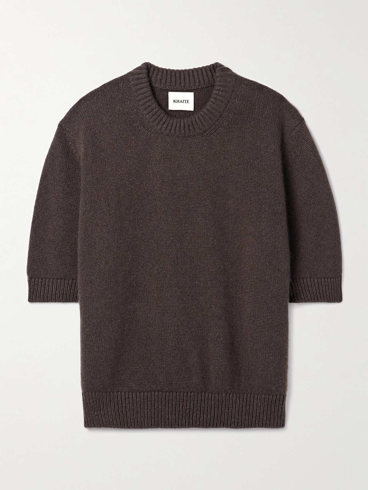 Khaite Davin Cashmere Sweater In Brown
