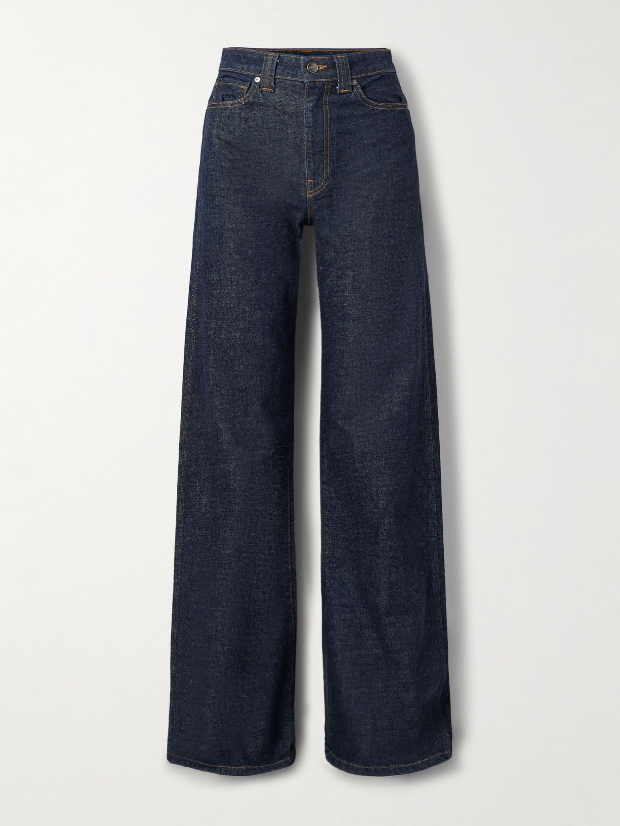 Dane high-rise wide-leg jeans