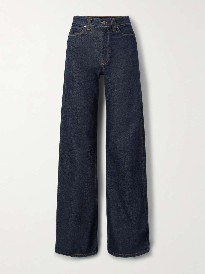 Khaite Dane High-rise Wide-leg Jeans