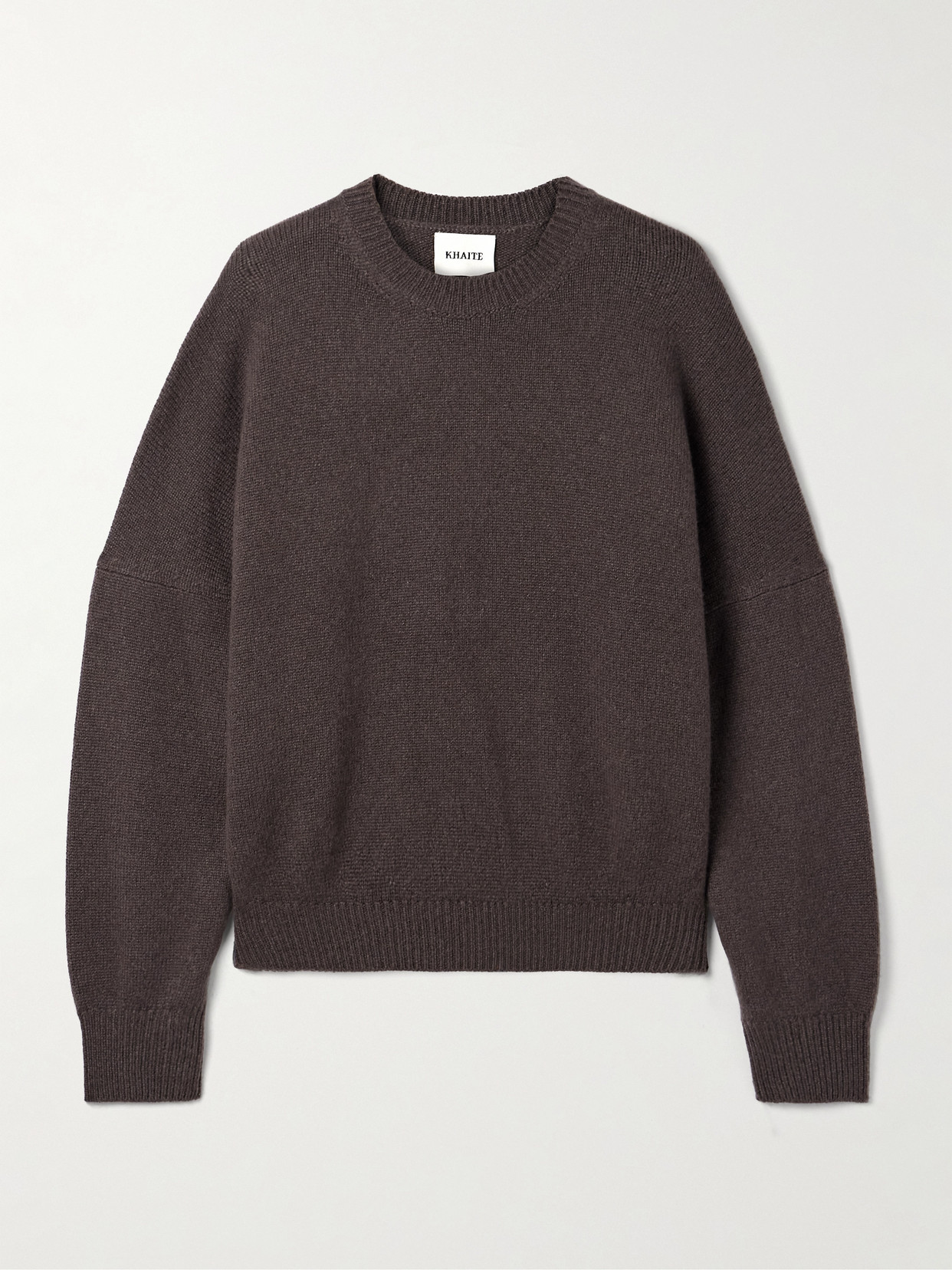 Khaite Margaux Oversized Cashmere Sweater In Brown