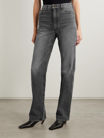 KHAITE Danielle Stretch high-rise slim-leg jeans