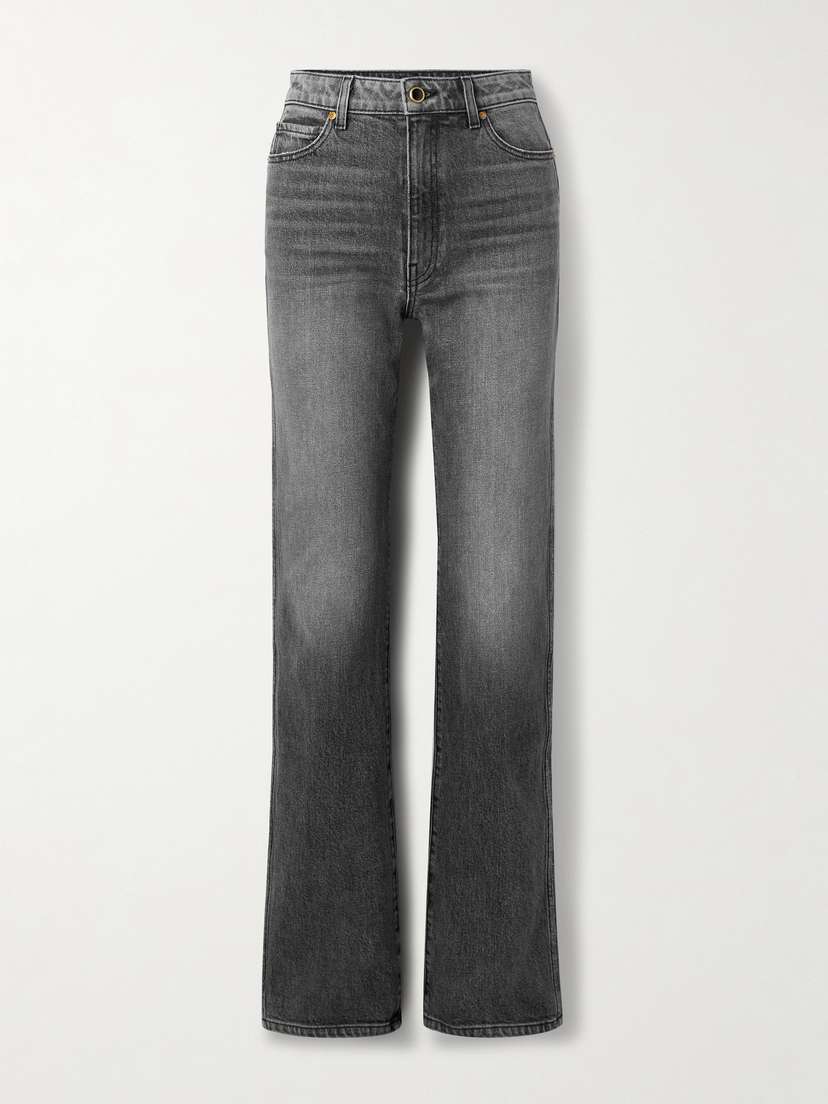 Khaite Danielle Stretch High-rise Slim-leg Jeans